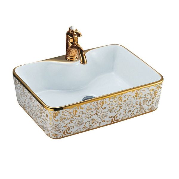 Chậu LAVABO TÔ SƯ HOA VĂN BRODA 8025A