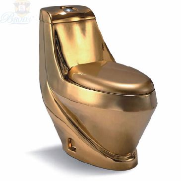 Bồn Cầu Một Khối mạ vàng BRODA 9545