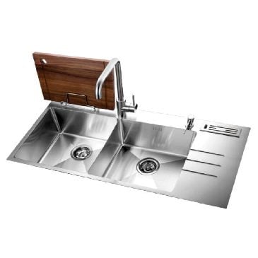 CHẬU Rửa Chén INOX 304 BRODA KT 100*46RHB