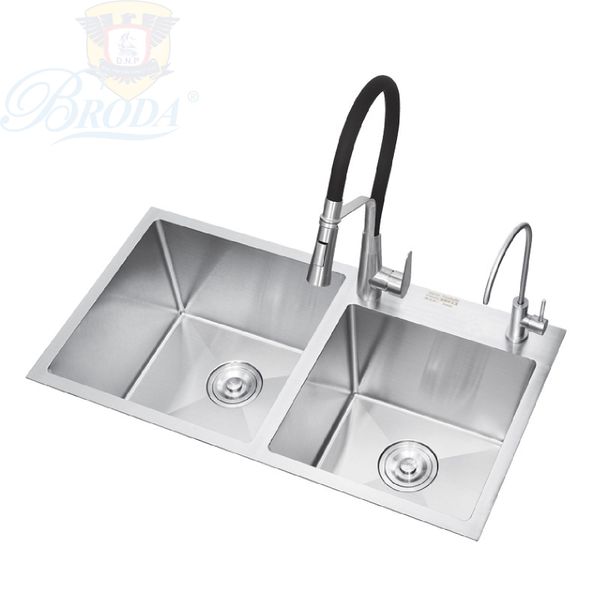 CHẬU Rửa Chén INOX SUS 304 BRODA KT 78x43