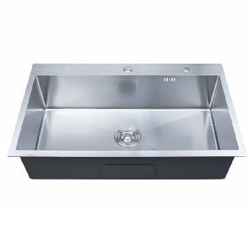 Chậu Rửa Chén 1 Ngăn Lớn SUS 304 KT 80x50cm BRODA