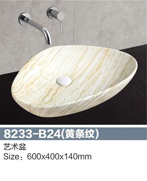 LAVABO TÔ SỨ GIẢ ĐÁ BRODA 8233-B24