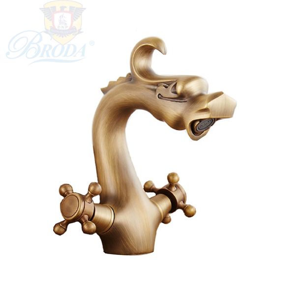 VÒI LAVABO GIẢ CỔ BRODA 1414