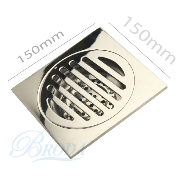 Phễu Thu Sàn Chống Hôi BRODA 15x15cm SUS 304