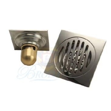 Phễu Thu Sàn Chống Hôi BRODA 12x12 SUS 304