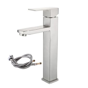 Vòi Lavabo Nóng Lạnh cao 30cm SUS 304 223A