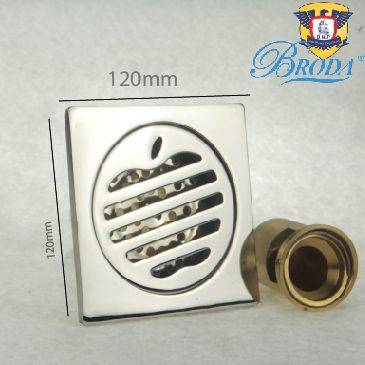PHỄU THU SÀN CHỐNG HÔI 12X12CM INOX