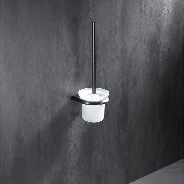 Chà Bồn Cầu Nhà Tắm Mầu Xám Ghi QY-8839