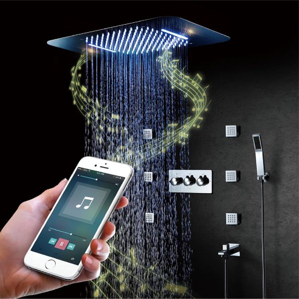 Sen tắm âm tường nóng lạnh mạ croom BRODA HI05046B Bát Sen ( 58x38x) (Phone Điều Khiển)