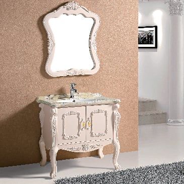 BỘ TỦ LAVABO PHÒNG TẮM CỔ ĐIỂN CAO CẤP