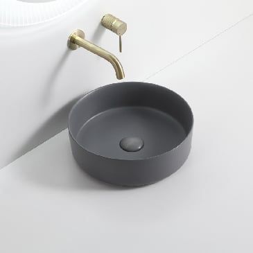 Lavabo Tô Sứ Mầu Xám BRODA