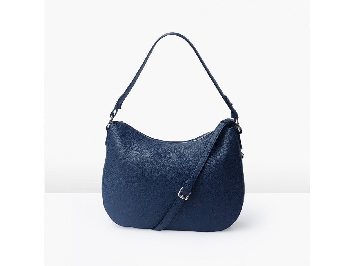 LUNA HOBO - TÚI XÁCH NỮ DA THẬT CAO CẤP MÀU XANH NAVY - GX01-71