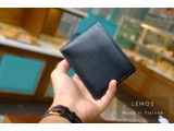 Ví nam Oppa da bò thật dáng ngang màu đen - HX23-10.2