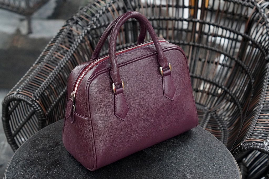 MOLLU SHELL - IN NATURAL MILLED LEATHER - GO55-93