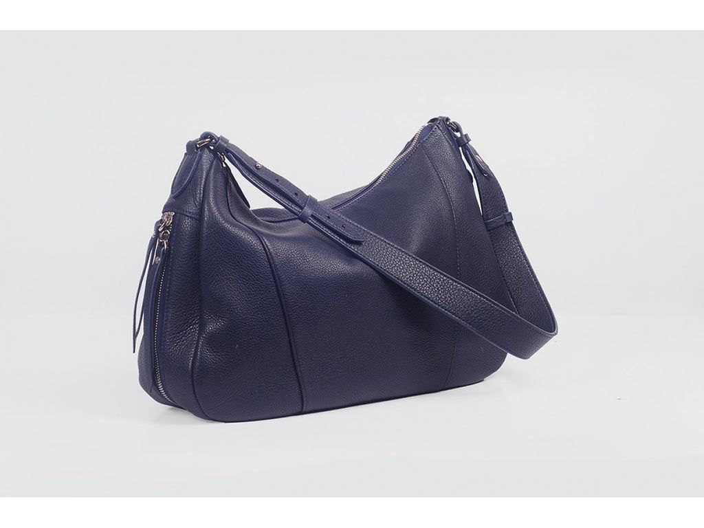VARIA HOBO - Túi xách nữ da thật màu xanh navy - GQ01-71