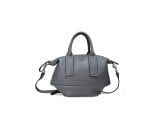 ELMO CROSSBODY - IN NATURAL MILLED LEATHER - GREY