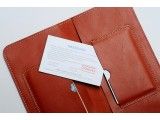 SIMWALL- Ví nữ da thật dáng slim mềm mịn màu cam- HZ25-44