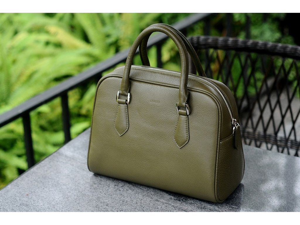 MOLLU SHELL - IN NATURAL MILLED LEATHER - BLUE OLIU