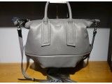 ELMO CROSSBODY - IN NATURAL MILLED LEATHER - GREY