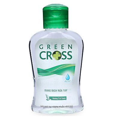 Nước Rửa Tay Khô Khô Green Cross Hương Trà Xanh (100ml)