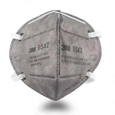 Khẩu trang than hoạt tính chống bụi, mùi hôi và kháng khuẩn N95 3M 9542