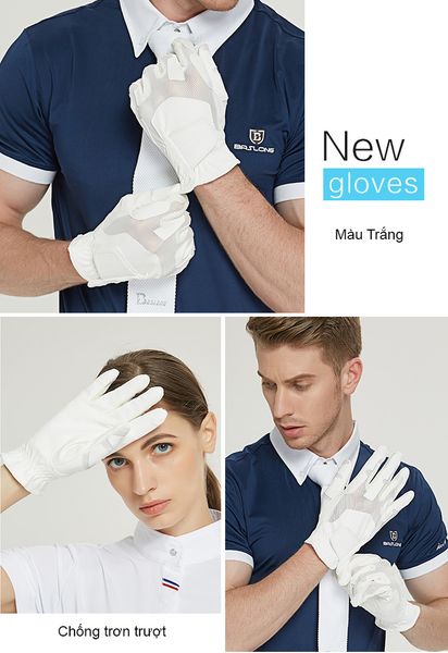 Găng tay cưỡi ngựa nam nữ chuyên nghiệp horse riding gloves