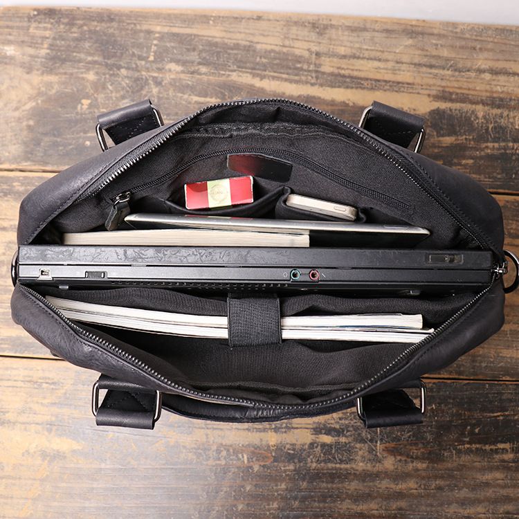 Cặp Da Công Sở Da Bò Thật Đựng Laptop RETRO SBM303
