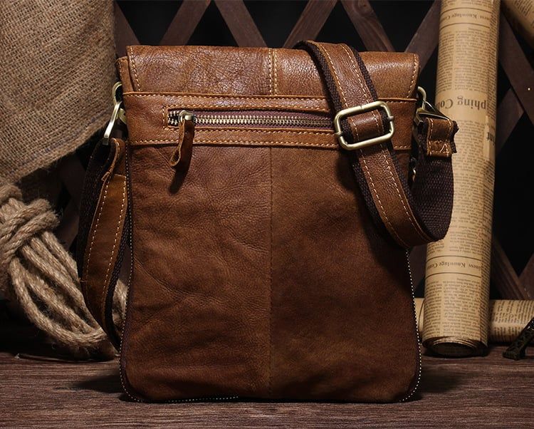 Túi Da Bò Thật Đeo Chéo Đựng IPad - Classic SBM180