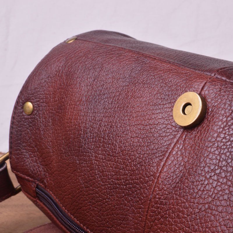 Túi trống da bò thật Berry & Ken VINTAGE SBM117