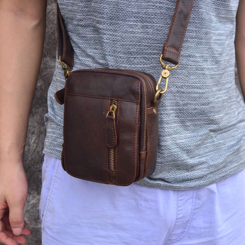 Túi da bò thật Berry & Ken RETRO - Classic edition SBM115