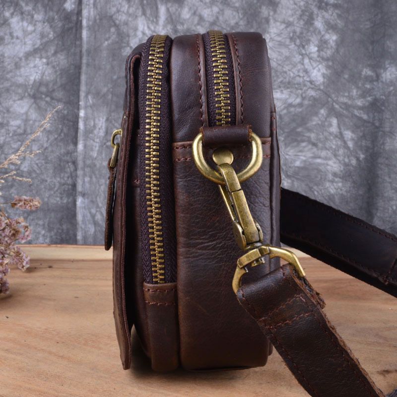 Túi da bò thật Berry & Ken RETRO - Classic edition SBM115