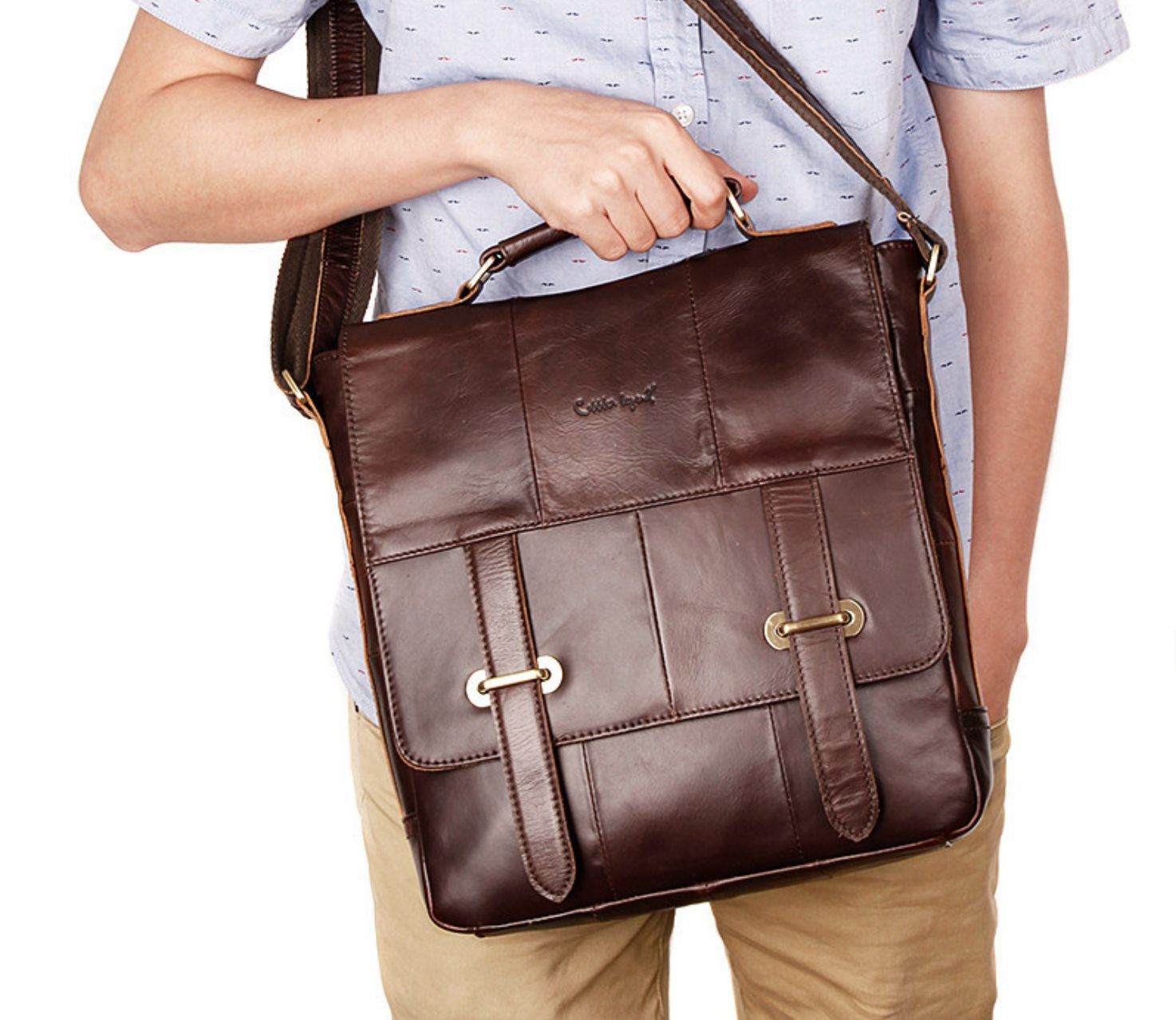 Túi Da Bò Thật Đựng Ipad Cobbler Legend Bussiness Style SBM205