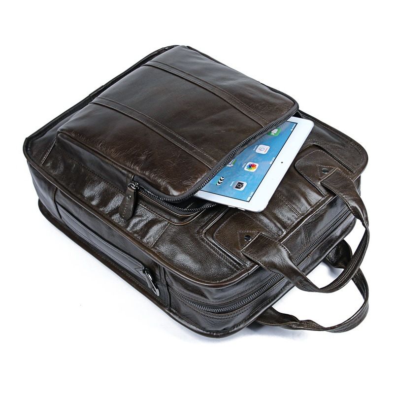 Balo Da Bò Thật Đa Chức Năng Đựng Laptop VINTAGE BPL328