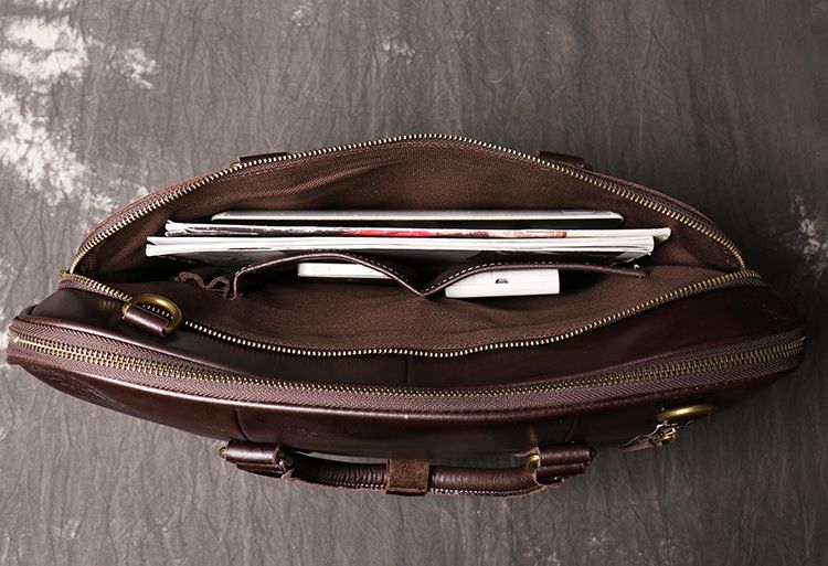 Túi RETRO nam da bò thật đeo vai & xách tay chứa Laptop Business Style SBM168