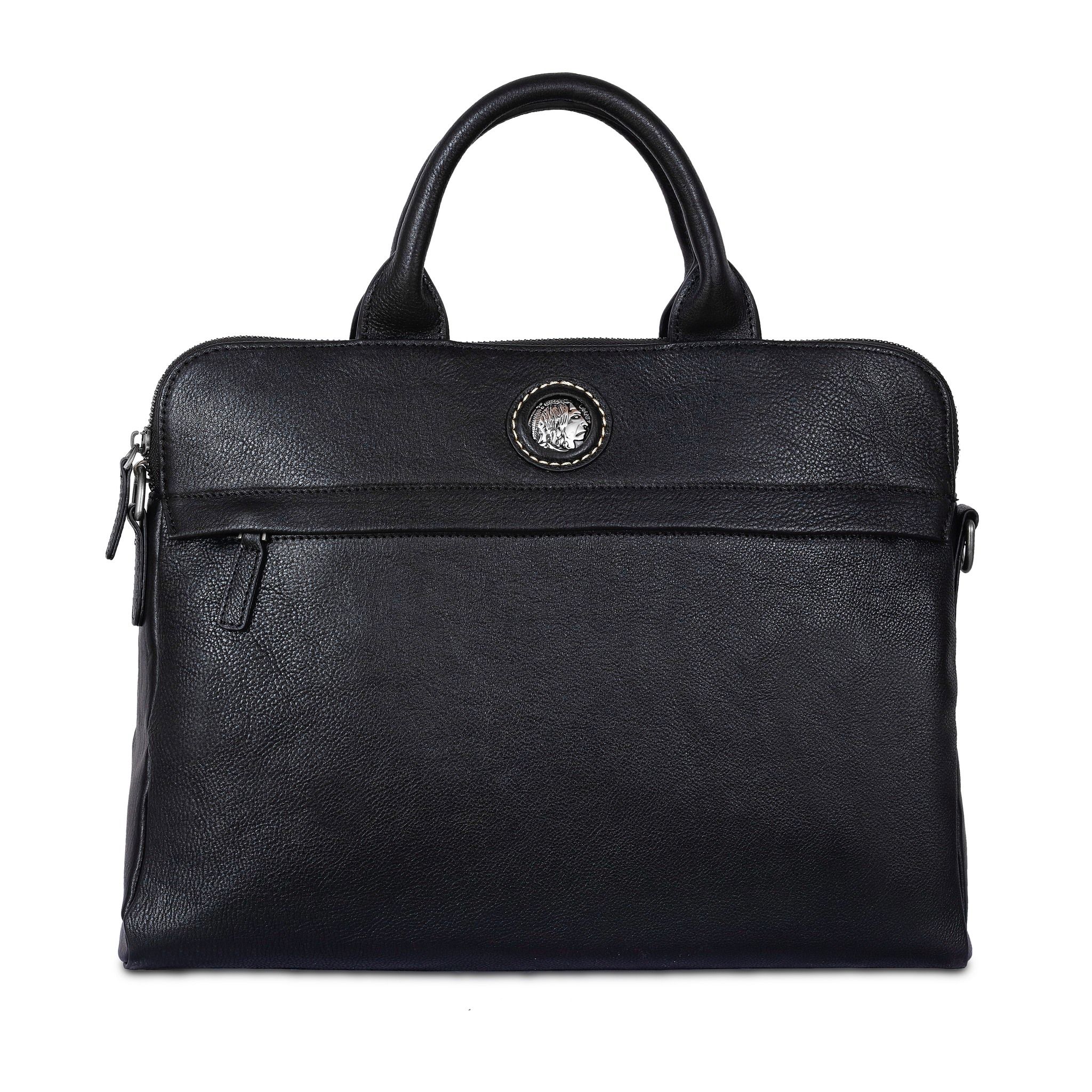 Cặp Da Bò VEG Cao Cấp Xách Tay Đựng Laptop & Hồ Sơ Bussiness Men SBM166