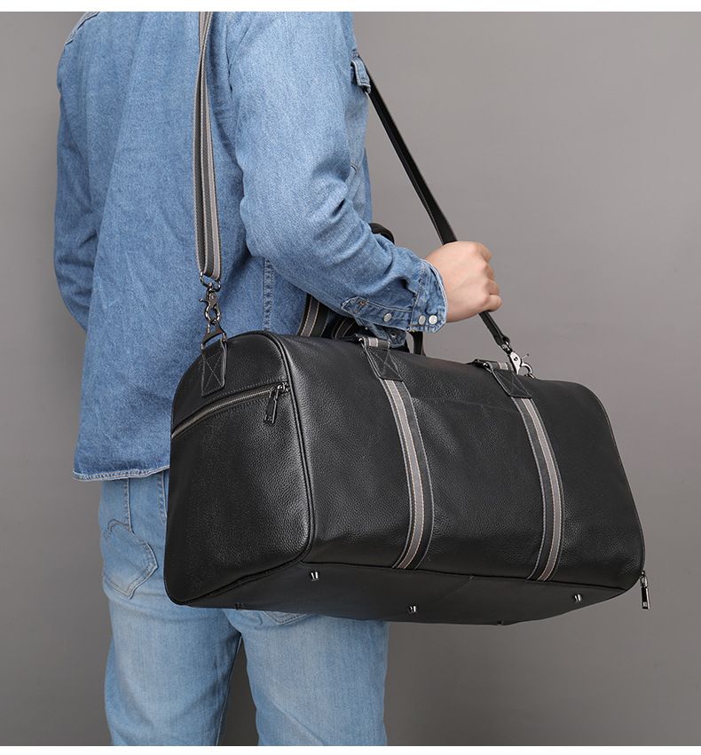 Túi Du Lịch Da Thật Xách Tay & Đeo Chéo VINTAGE TUDA TBL411
