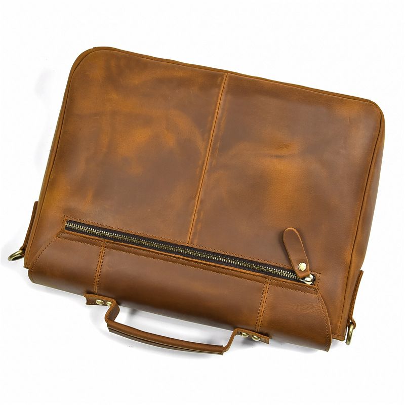 Cặp Da Công Sở & Doanh Nhân Da Bò Sáp Đựng Laptop VINTAGE SBM275