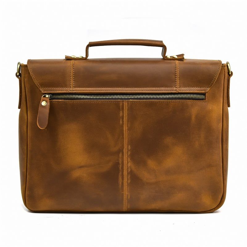 Cặp Da Công Sở & Doanh Nhân Da Bò Sáp Đựng Laptop VINTAGE SBM275