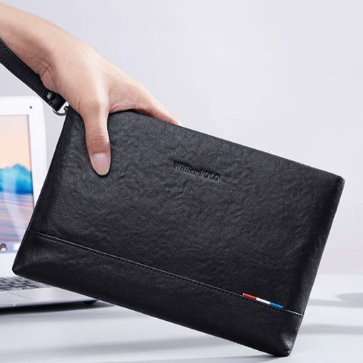 Ví Cầm Tay CLUTCH Nam Da Bò Thật William POLO Luxury CLH176