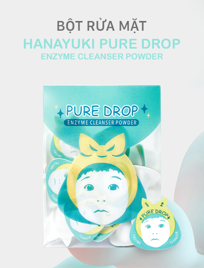 Bột Rửa Mặt – Pure Drop Enzyme Cleanser Powder - Hanayuki Asia