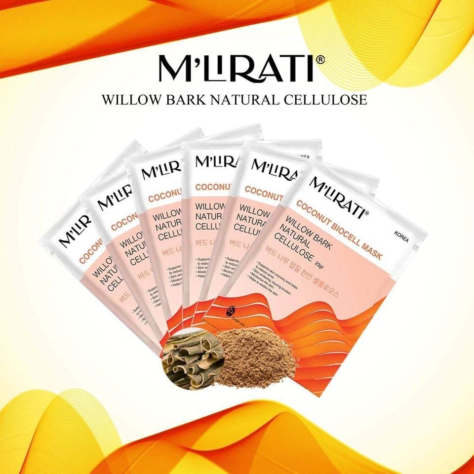 MẶT NẠ CELLULOSE M'LIRATI CHO DA MỤN - Hanayuki Asia