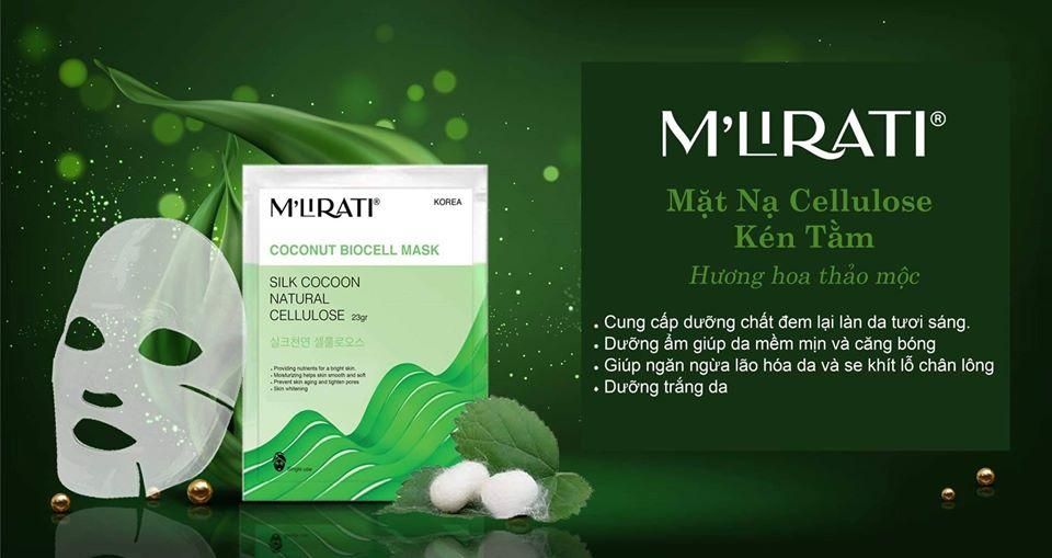 MẶT NẠ CELLULOSE M'LIRATI KÉN TẰM - Hanayuki Asia