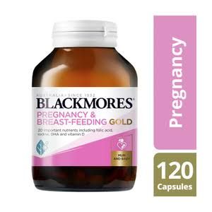 Vitamin tổng hợp cho mẹ bầu và cho con bú Blackmores Pregnancy & Breast-Feeding Gold của Úc 120 viên