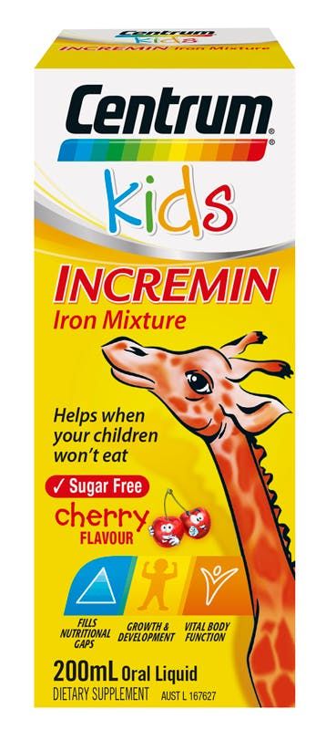 Centrum Kids Incremin - Siro Cho Trẻ Biếng Ăn 200ml