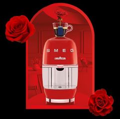 Máy pha cafe viên nén Lavazza - SMEG A Modo Mio Espresso Coffee Machine- Màu đỏ