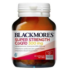 Viên uống hỗ trợ tim mạch Blackmores Super Strength CoQ10 300mg của Úc 30 viên