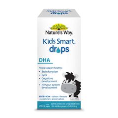 Siro bổ sung DHA cho bé Nature’s Way Kids Smart Drops DHA của Úc 20ml