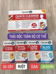 Liệu trình 15 ngày  hỗ trợ thải độc cơ thể Caruso's Quick Cleanse Internal Cleansing Detox Program (15 Day) của Úc