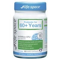 Viên uống bổ sung vi sinh cho người trên 60 tuổi Life Space Probiotic - lọ 60 v