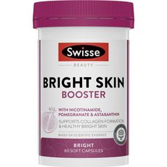 Swisse Bright Skin - Viên Uống Hỗ Trợ Trắng Da Lọ 60 Viên